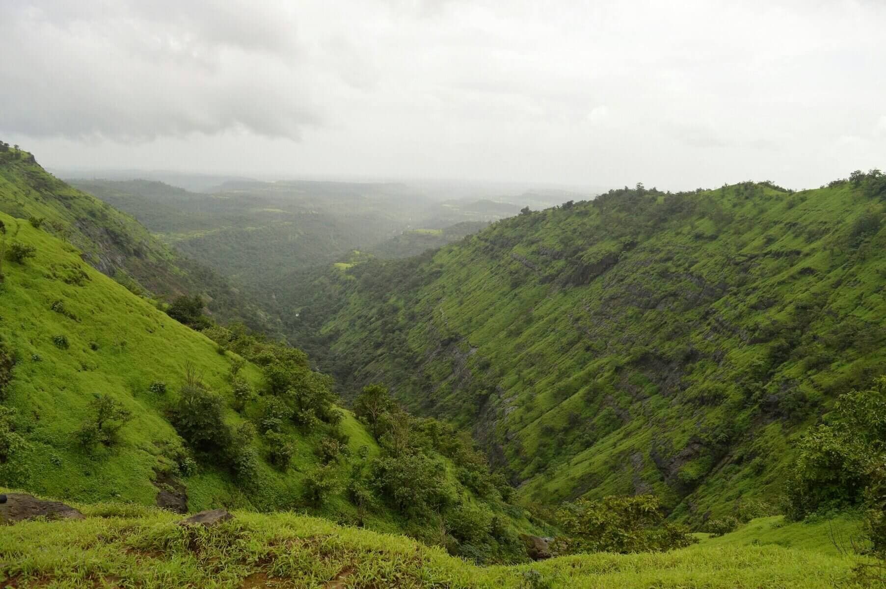 Sahyadri hill views at Manas Resort — resort near Pune, Igatpuri